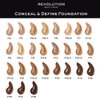 Makeup Revolution Conceal & Define Foundation, Cream Foundation Makeup, Full Coverage, For Light Skin Tones, Vegan & Cruelty-Free, F4, 23ml