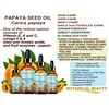Botanical Beauty Papaya Seed Oil. 100% Pure / Natural / Undiluted /Refined Cold Pressed Carrier Oil. 1 Fl.oz.- 30 ml. For Skin, Hair And Lip Care.