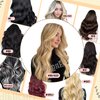 KiiKiiGirl Microlink Hair Extensions - Human Hair,14inch Micro link Hair Extensions Human Hair Micro Beads Hair Extensions Human Hair Blonde Highlighted Bleach Blonde 30G/Pack