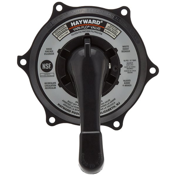 Hayward SPX0710XBA17 Key Cover and Handle Assembly Replacement for Hayward Multiport Valves