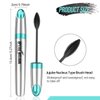Fiber Mascara, Mascara Black,4D Silk Fiber Mascara, Natural Waterproof Smudge-proof Mascara Black Mascara Thickening Lengthening,Exquisitely Full,Eyelash Primer Brush