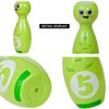 Bowling Set for Kids 2-5,Includes 10 Plastic Pins & 2 Balls, Indoor Activity Games, Birthday Gifts for Boys Girls 5-7,(Color Gift Box Packaging)