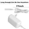 Dental Flossers Charger Replacement for Waterpik WP360 WP462 WP450 WF13 WP100 Water Flosser Power Cord Adapter Replacement Parts（White）