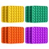 Kakukokas 12 Pack Square Fidget Toys,Pop Fidgets Pack Party Favors for Kids & Adults,Push Sensory Toys Bulk Toddler Toys,Stress Relief Gifts for Easter Basket Stuffers,Party Supplies,Classroom Prizes