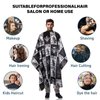 Waterproof Hair Cutting Cape Barber Cape Haircut Cape with Adjustable Snap Closure Hair Cape for Haircuts Salon Cape for Hairstylist Barber Accessories Barber Tools (64" x 56")