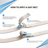 NYOrtho Metal Buckle Gait Belt - Adjustable Machine Washable Strong and Durable Material Latex Free, Natural, 60"