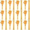 ZCYSRLQIN 24 Pcs Noisemakers Include 12 Hand Clappers 12 Thunder Sticks Cheer Noise Makers for Sporting Events Football Games School Team Spirit Items Party Favors Dance (Orange)