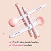wet n wild Concealer Brush, For Mineral & Liquid Makeup, Plush Fiber blending brush, Ergonomic Handle