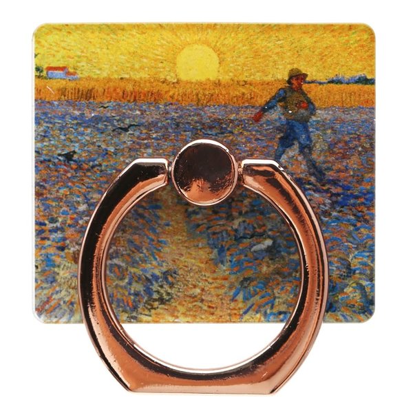 Smartphone ring stylish smartphone ring bunker ring mobile phone ring smartphone grip Korean smartphone drop prevention smartphone stand painting art illustration Van Gogh sower (sower)