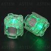 ASTEM Green Light-Up-Bricks Accessories Kits, 2x2 Classic Transparent LED Light Brick Pack, 6PCS Parts Building-Blocks Set Toys