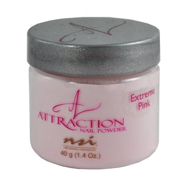 NSI Attraction Acrylic Nail Powder Extreme Pink Pack of 1