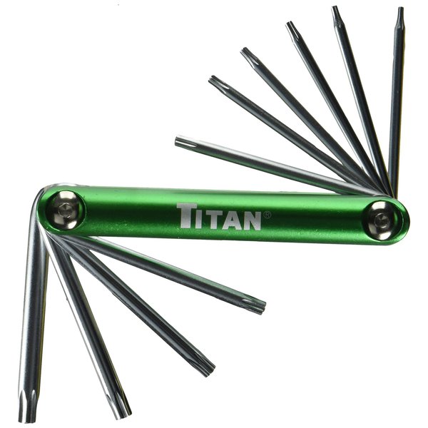 Titan 12710 Tamper Proof Star Key Set, Green