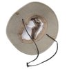 Fishing Hat for Men and Women Breathable Cotton Sun Hat Embroidery Safari Boonie Cap 56-59cm Khaki