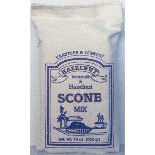 Crabtree & Company Hazelnut Scone Mix 18oz. Pack of 4 bags