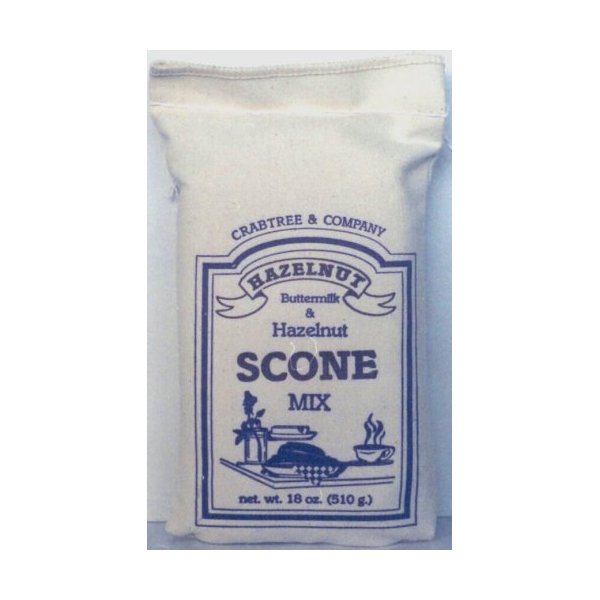Crabtree & Company Hazelnut Scone Mix 18oz. Pack of 4 bags