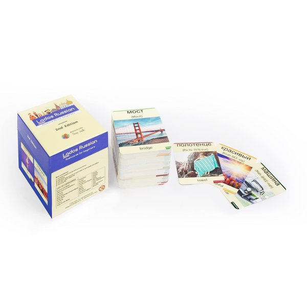 Lados: Russian Flash Cards for Beginners, Russian for Adults and Kids, 500 Most Used Russian Words