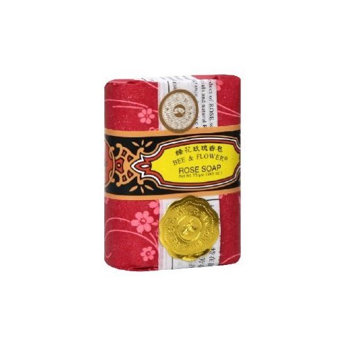 Bee & Flower Soap Bar Rose
