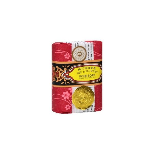 Bee & Flower Soap Bar Rose