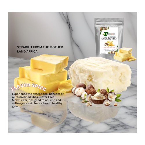 Yellow Shea Butter 1LB | Raw - 100% Pure and Unrefined | For Hair, Skin Moisturizer, Face, Body and for Soap Making Base and DIY Whipped Lotion, Oil