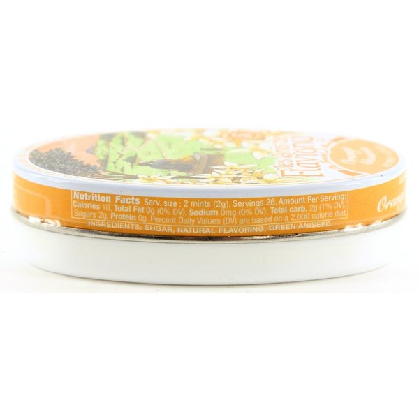 2 Packs Les Anis de Flavigny Hard Candy 1.75-ounce (50g) Tins (Orange Blossom 2-Pack)