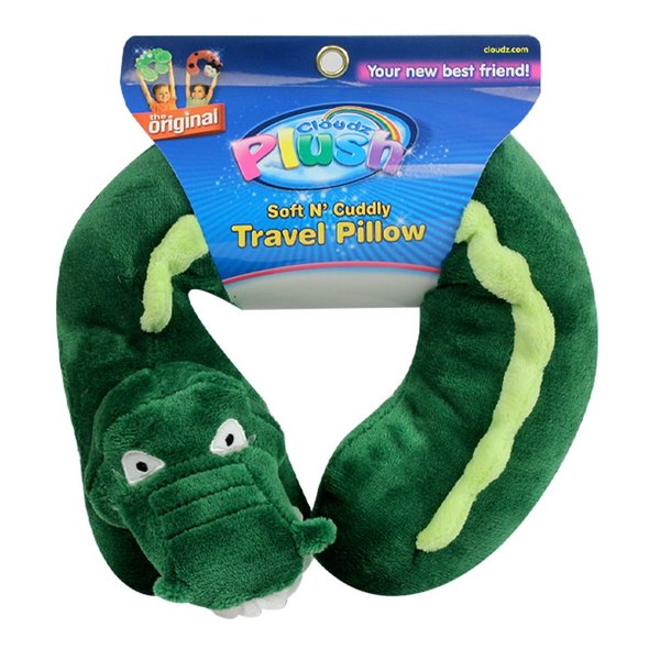 Cloudz Kids Plush Animal Neck Pillow - Alligator