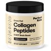 Perfect Keto Collagen Peptides Protein Powder with MCT Oil, Hydrolyzed Collagen, Type I & III Supplement, Gluten Free Grass Fed, Low Carb, Keto Coffee Creamer, Collagen for Women & Men, Salted Caramel