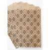 RJ Displays- 200 Pack Damask Brown Kraft Paper Bags, 4" x 6" inch for Candy, Cookies, Small Gift, Crafts, Party Favor, Cookies, Candy, Chocolate, Small Gifts, Sandwich, Jewelry Merchandise