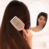 Andwing Paddle Brush by Shani Wigs All Hairstyle Wet Paddle Hairbrush with Soft Bristles Black