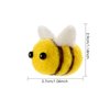 CINPIUK 12 Set Felt Bees for Crafts, Wool Felt Bumble Bee Plush for Tiered Tray Decoration Party Favors DIY Craft Jewelry Accessory