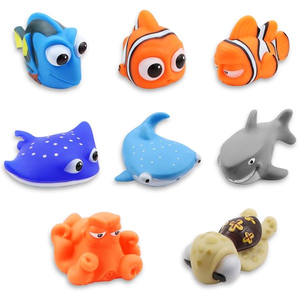 HONGFENG Finding Dory Nemo Squirt Bath Squirters Toys Figures for Kids Baby Shower Swim