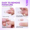 Gelike EC Solid Nail Glue Gel 15ml with Remover 60ml, Nail Glue Kit for Press on Tips…