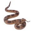 SIENON Realistic Fake Snakes Toy Soft Rubber Snake Figure Garden Snake Scare Birds and Squirrels, Rattlesnake Toy Figurines Stress Relief Gag Toys Halloween Decoration Party Favors Prank Props