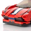 Block Builder Ferrari F8 Racing Car Building Block Set (306 Pieces). Racing Car Building Blocks for Kids and Adults