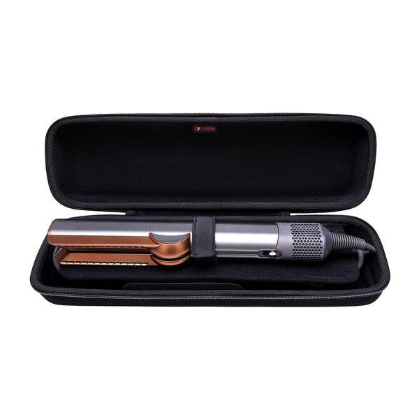 XANAD Hard Case Compatible with Dyson Airstrait Straightener/Corrale Styler Straightener - Portable Black Storage Case
