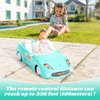 HapKid Blue Remote Control Car for Girls, 1:18 Scale RC Cars with LED Light, 2.4 GHZ Pink Truck Toy for Toddlers Kids, Birthday R/C Toys for Boys Girls Aged 4-7 (Batteries Not Included)