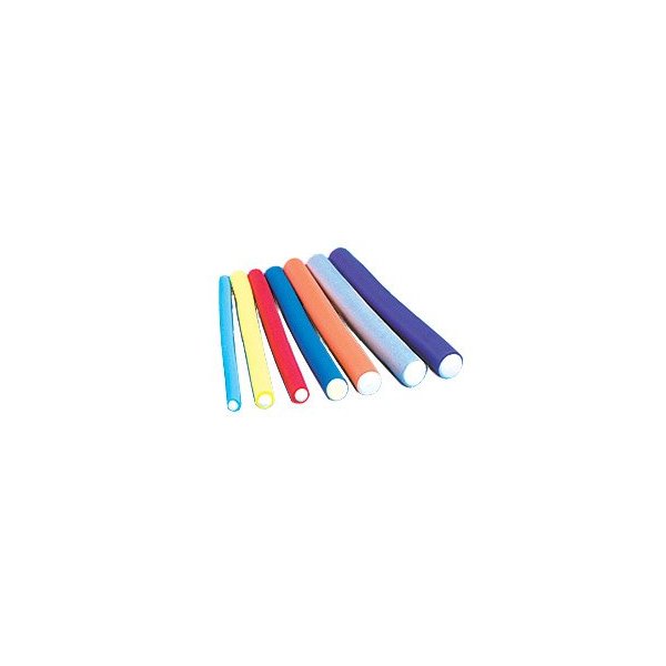Flexible Twist-flex Hair Roller Rods, 11/16" Gray, Hair curls, hair styles, hair stylist, long hair, short hair, wavy hair, curly hair, flexible, lightweight