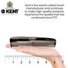 Kent R7TG Graphite Double Tooth Hair Pocket Comb, Small Fine/Wide Tooth Comb For Grooming Styling Hair, Beard and Mustache, for Men, Women and Kids. Saw Cut and Hand Polished. Handmade in England