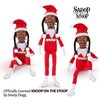 Snoop Dogg Snoop on a Stoop 2024 Christmas Elf Doll, 12” Small Plush Toys, Includes Elf Toy, Extra Tshirt, Sunglasses and Necklace, Christman Gifts for Men & Women.