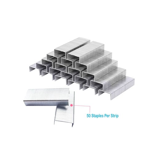 3000pcs No.10 Staples, for Max HD-10D,Swingline Tot Mini Stapler, and Other Mini Stapler Using No.10 Staples(Smaller Than Standard Staples).Silver