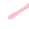 Pwshymi Eyebrow Pencil Stencil, Hollow Out Spoon Heart Shape Silicone Eyeliner Eyeshadow Stencil Aid Curvature Silicone Eyeliner Tool for Drawing Eye Shadow(Pink)
