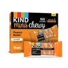 KIND Bar Minis Chewy Bar Variety Pack, 20 Dark Chocolate, 10 Peanut Butter, 100 Calories, Low Sugar, 30 Count