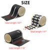 dspitwod Play Road Tape for Toy Cars Trains 6-Pack Black Car Track Tape, Parking Spot Stick to Floors and Table Flat Surface,No Residue, for Kids Gift (TAPE6)