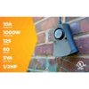 Woods 59746 Outdoor 24-Hour Photoelectric Timer w/Wireless Remote Control & 3-Outlet, Black by Woods