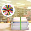 DLAND 20-Pack Large Elastic Bands(7.8 Inch) - Mixed Colors for Office Supplies, Home Organization, Storage Containers & Bundling (Natural Rubber, Reusable)