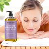 MAJESTIC PURE Lavender Massage Oil - Hydrating, Calming, Warming, Relaxing & Rejuvenating Body Oil - Premium Grade, Made with Natural Oils - Skin Care for Men and Women - Made in USA - 8 fl oz