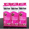 Dongsung Take 5 Hair Dye Gray Hair Coveage No. 4 Natural Brown Pack of 3