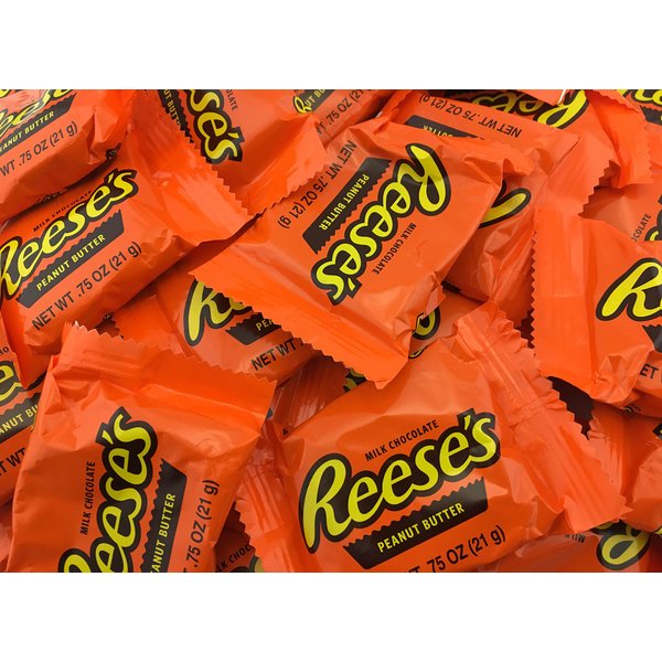 REESE'S Peanut Butter Cups, Milk Chocolate, Snack Size (Pack of 2 Pounds)