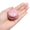 Porcelain Dappen Dish with Lid for Acrylic Liquid Powder Ceramic Cup Nail Liquid Bowl (YSHJB008) (Pink)