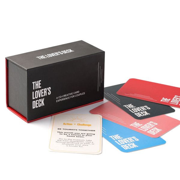 The Lovers Deck - Card Game for Couples | Deepen Connection & Intimacy, Strengthen Mutual Dreams & Goals + Get Inspired Together with 110 Relationship Prompts (Relationship Edition)
