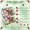 Christmas House Gathering Chihuahuas Dog Greeting Cards - Adorable Pets Invitation Cards with Envelopes - Pet Artwork Christmas Greeting Cards GCD58367 (1 Greeting Card)